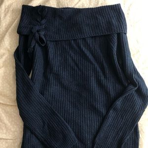 Off the shoulder sweater